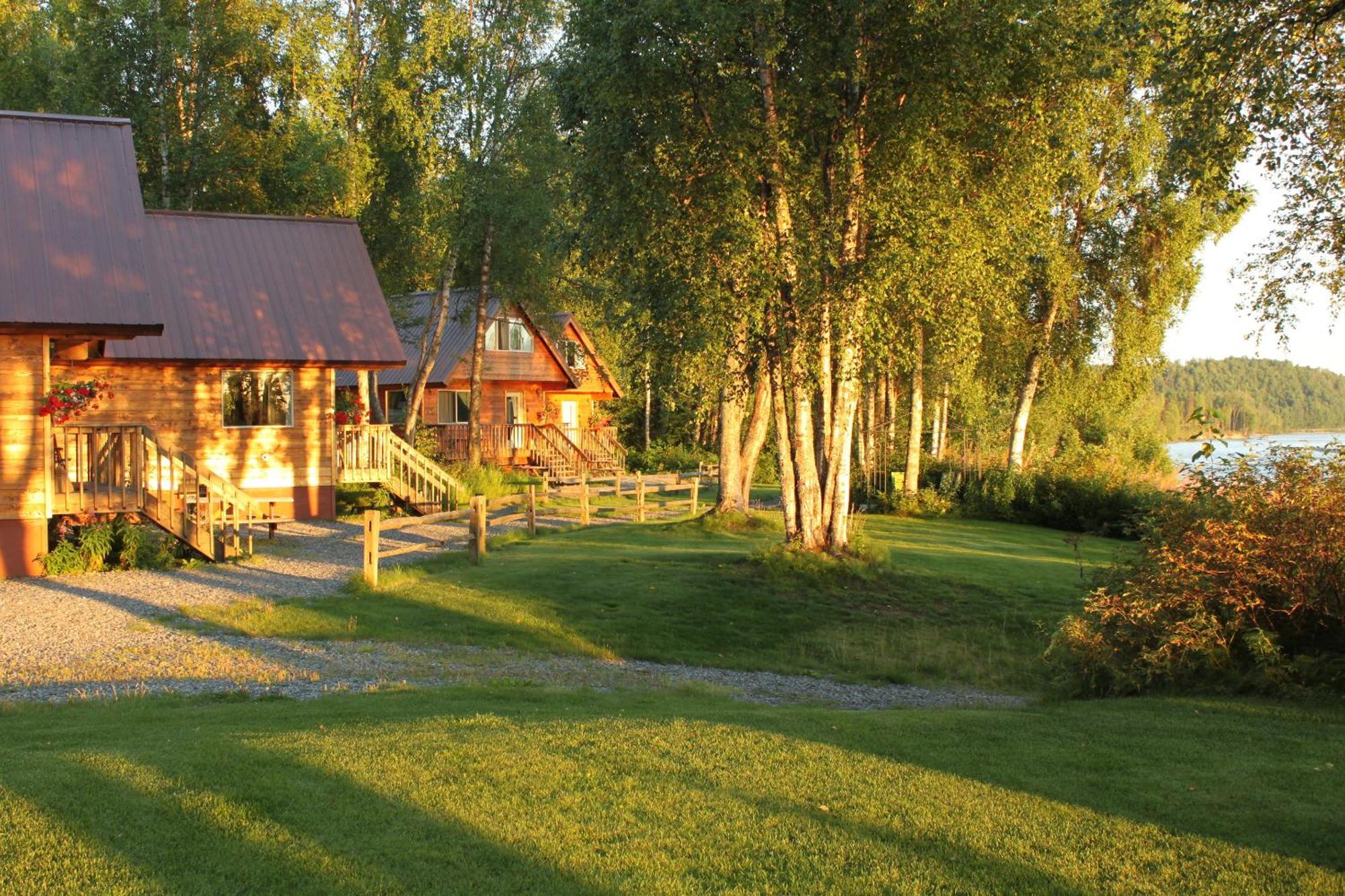 Susitna River Lodging, Riverside Cabins Talkeetna Extérieur photo